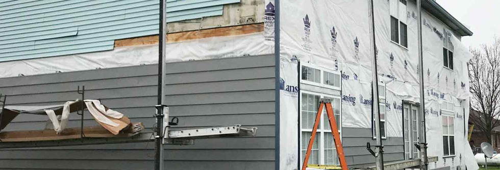 Siding installation